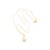 An 18k gold pendant necklace by Elsa Peretti for Tiffany & Co. The design features a sleek, teardrop-shaped pendant. The...