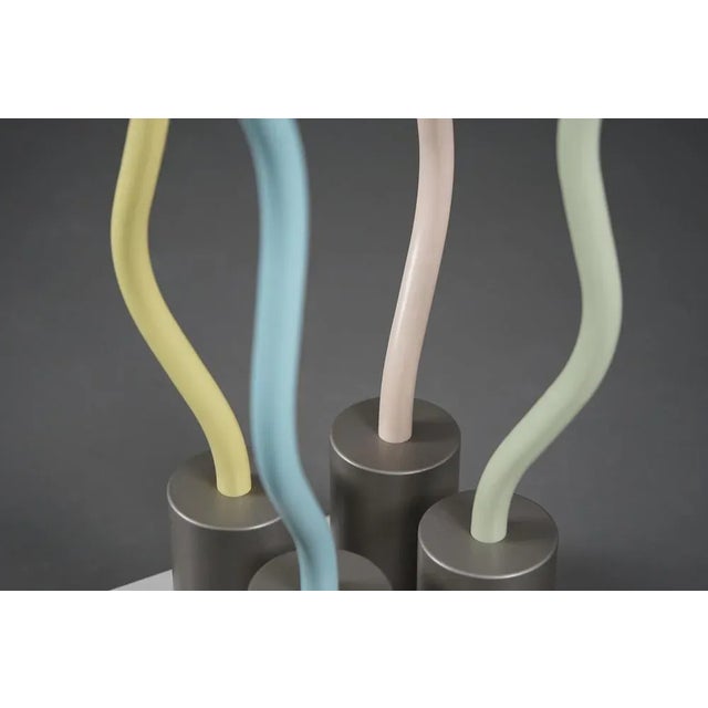 Le Strutture Tremano Prototype Table by Ettore Sottsass for Belux, 1980s For Sale - Image 11 of 13