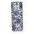 Blue & White Porcelain Floral Brush Pot For Sale