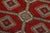 Red Bokhara Jaldar Rug 8’3” X 10’2” Red Wool Tribal Hand-Knotted Oriental Carpet For Sale - Image 8 of 14