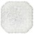 1960s Mid-Century Modern Square Clear Glass Flush Mount For Sale - Image 5 of 8