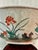 Vintage 10” Hand-Painted Porcelain Lotus & Dragon Centerpiece Bowl With Ming Style Wood Stand For Sale - Image 10 of 11