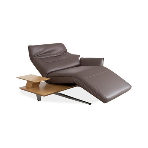 4905 Chaise Lounge in Leather and Wood from Himolla For Sale - Image 5 of 18