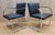 Metal Mid Century Modern Brno Style Cantilever Chairs in Black Leather - Set of 6 For Sale - Image 7 of 10