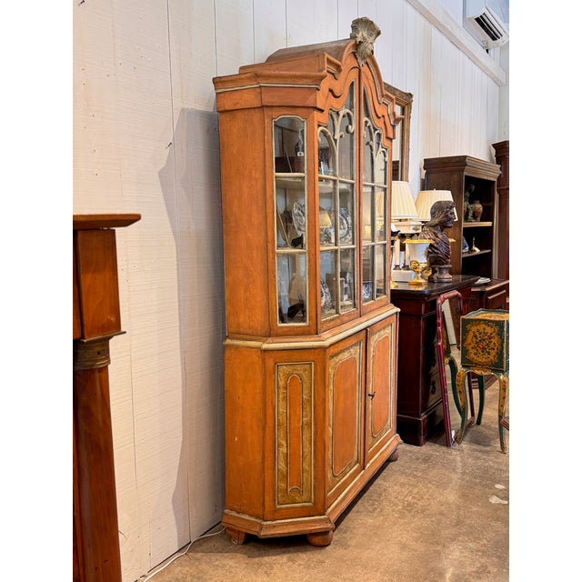 19th Century Italian Painted Cabinet For Sale - Image 12 of 15