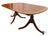 Late 20th Century Vintage Traditional Federal Style Mahogany & Satinwood Banded Extension Dining Table For Sale - Image 5 of 12