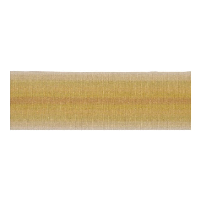 Schumacher Sunset Tape Trim in Yellow For Sale