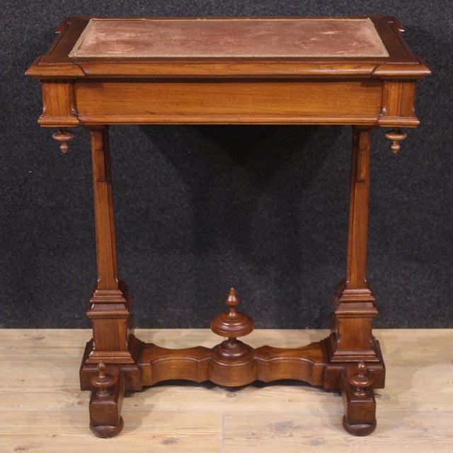 Late 19th Century 19th Century Italian Writing Table, 1880s For Sale - Image 5 of 13