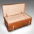 Large Antique Trunk Case, English, Leather, Suitcase, Shop Display, Edwardian For Sale - Image 9 of 12