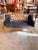 Vintage Rococo Loveseat Black & Beige Velvet 55W For Sale - Image 9 of 10