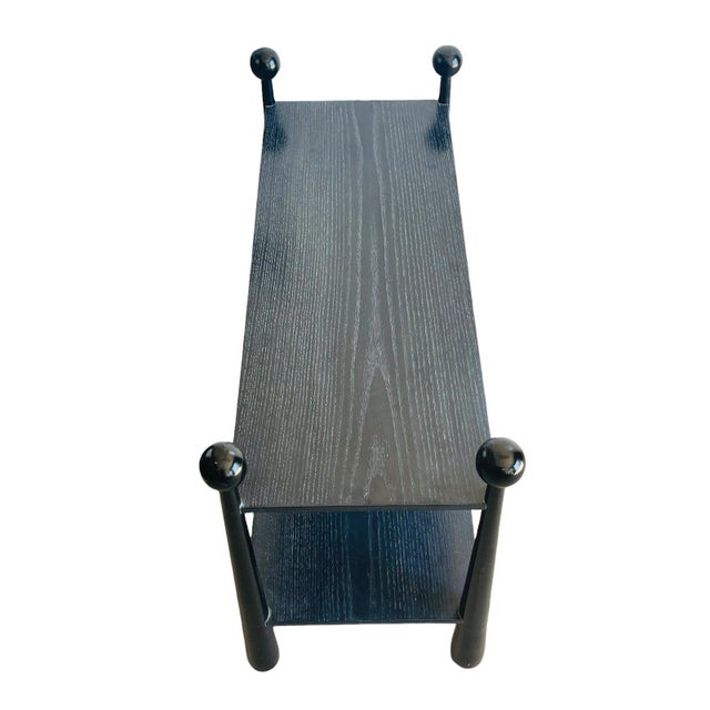 Mid 20th Century Two Tiered Console Table in the Manner of Jean Royère For Sale - Image 9 of 13