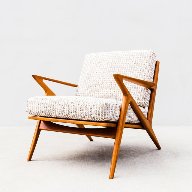 Wood 1960s Original Teak Z Chair by Poul Jensen for Selig, Danish Mid Century Modern For Sale - Image 7 of 16