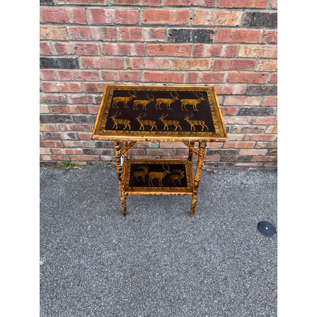 19th Century English Bamboo Side Table For Sale In Nashville - Image 6 of 11