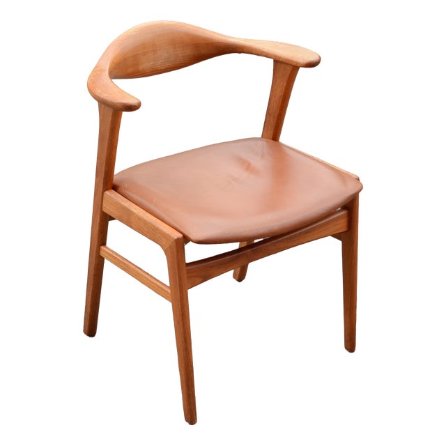 Danish Model 49 Chair in Teak by Erik Kirkegaard for Høng Stolefabrik, 1950s For Sale