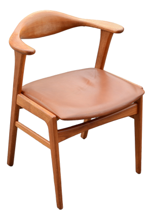 Danish Model 49 Chair in Teak by Erik Kirkegaard for Høng Stolefabrik, 1950s