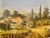 Table of the XIXth Eme Oil on canvas rural scene from Burgundy produced by Alexis Demarle with its 68x51 cm golden frame....