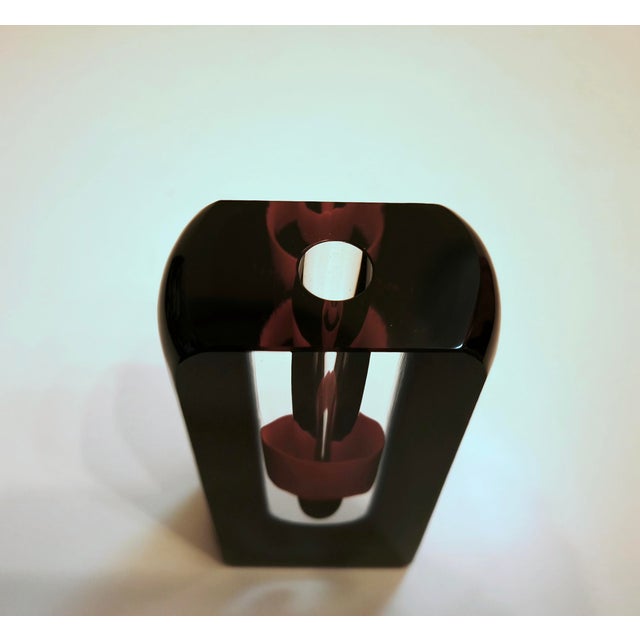 Glass Vase by Pavel Havelka for Princ Art Glass, Czech Republic, 1990s For Sale - Image 7 of 18