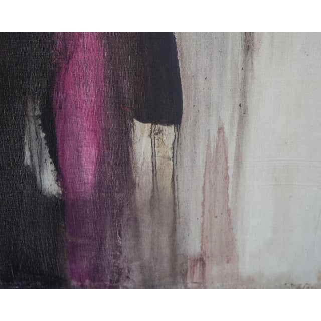 Abstract Reiko Sakagami Baum Abstract Mixed Media on Canvas Painting For Sale - Image 3 of 10