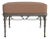 Brown Jordan Calcutta Ottoman, Mica frame with Fusion Clay fabric For Sale