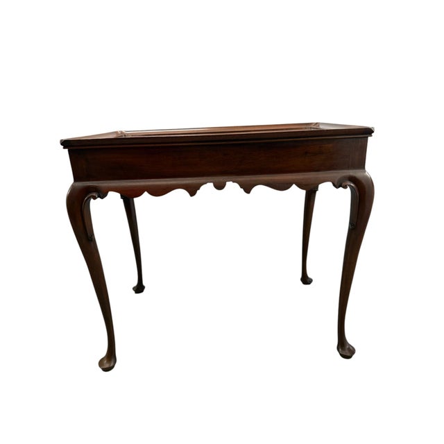 Henkel Harris Virginia Galleries Henkel Harris Mahogany Tea Side Table With Pull Outs For Sale - Image 4 of 12