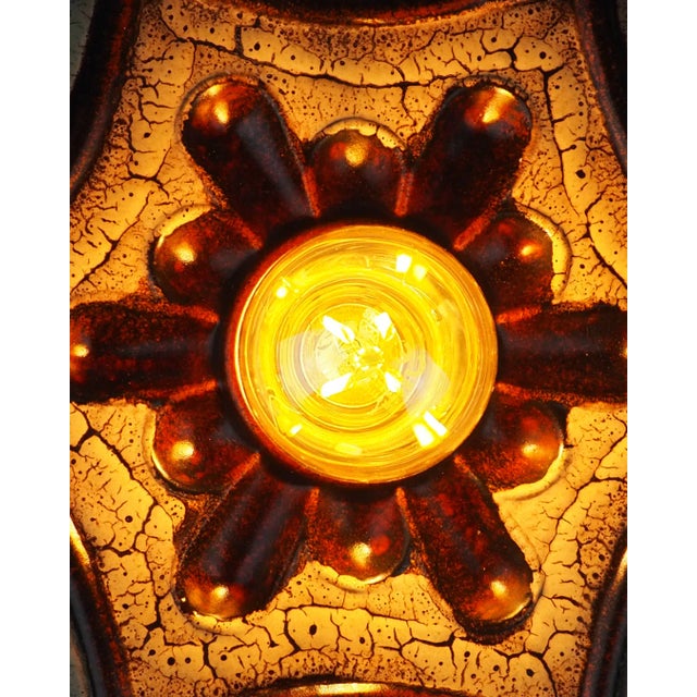 Ceramic Wall Scones from Pan Leuchten, 1970s, Set of 2 For Sale - Image 9 of 18