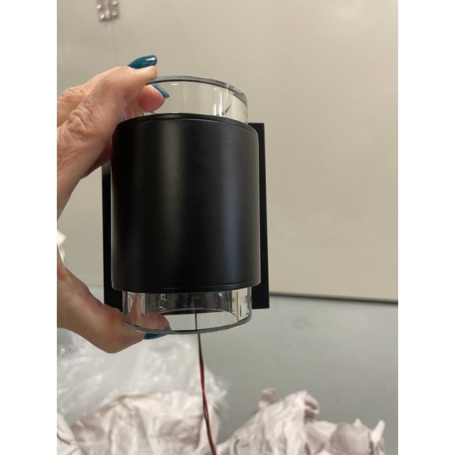 Visual Comfort Voto Wall Sconces Black - a Pair For Sale In New York - Image 6 of 10