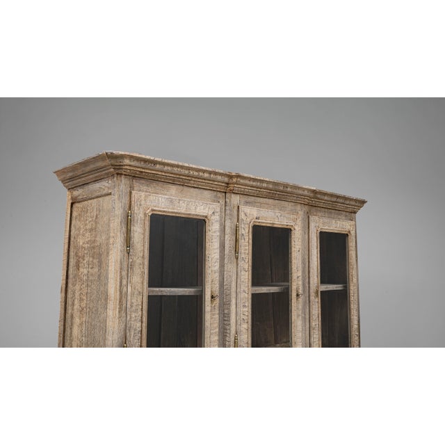 1890s French Provincial Oak Vitrine For Sale - Image 10 of 18