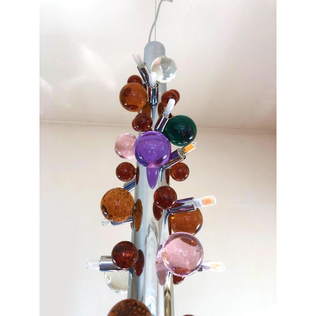 Contemporary Contemporary Multicolour “Cactus” Murano Glass Sputnik Chandelier For Sale - Image 3 of 10