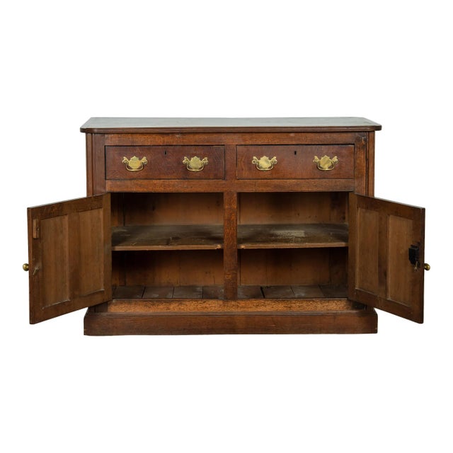 Early 20th Century Antique Georgian Wood Sideboard For Sale - Image 4 of 7