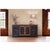 Greenview Sliding Door Distressed Black Tv Stand - 70 Inch For Sale In Chicago - Image 6 of 6