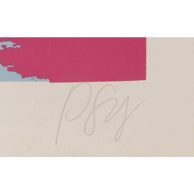 Red América Sánchez “Ithaca” Portfolio – Set of 4 Signed Original Silkscreens in Variant Colorways, Spanish Modern Graphic Design, C. 1970s For Sale - Image 8 of 13