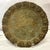 Vintage embossed brass charger plate from around the 1940's. This piece features a leaping hare surrounded by floral...