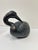 Ceramic Vintage 1960s Black Ceramic Crane Bird Sculpture - Attributed to Enzo Alberton For Sale - Image 7 of 12
