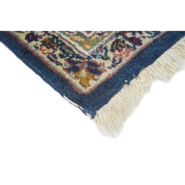 1940s Hand Knotted Persian Tabriz Wool & Silk Rug For Sale - Image 5 of 12