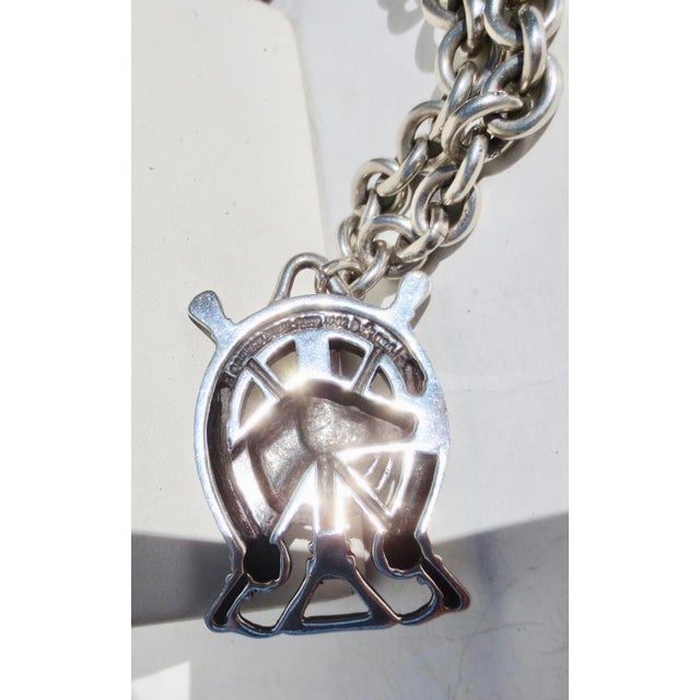 Silver Sterling Silver Kiselstein Cord Horse Pendant Necklace 1992 For Sale - Image 8 of 8