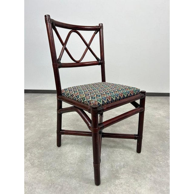 Mid-Century Modern Dining Table and Chairs attributed to Gervasoni, 1970s, Set of 6 For Sale - Image 14 of 18