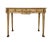 An identical pair of Italian beige and black painted console tables Sold as a set of two Cippollino Dorato marble top with...