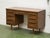 Vintage Walnut Double Pedestal Desk For Sale - Image 4 of 12