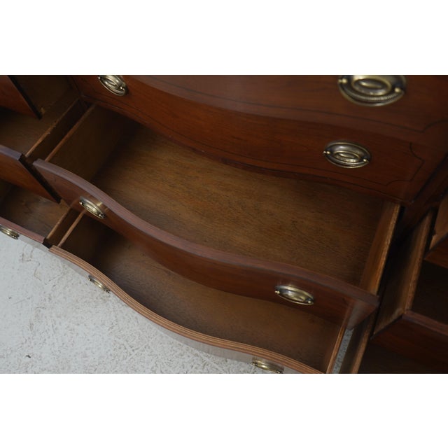 Lexington Furniture Lexington Palmer Home Cherry 12 Drawer Dresser For Sale - Image 4 of 18