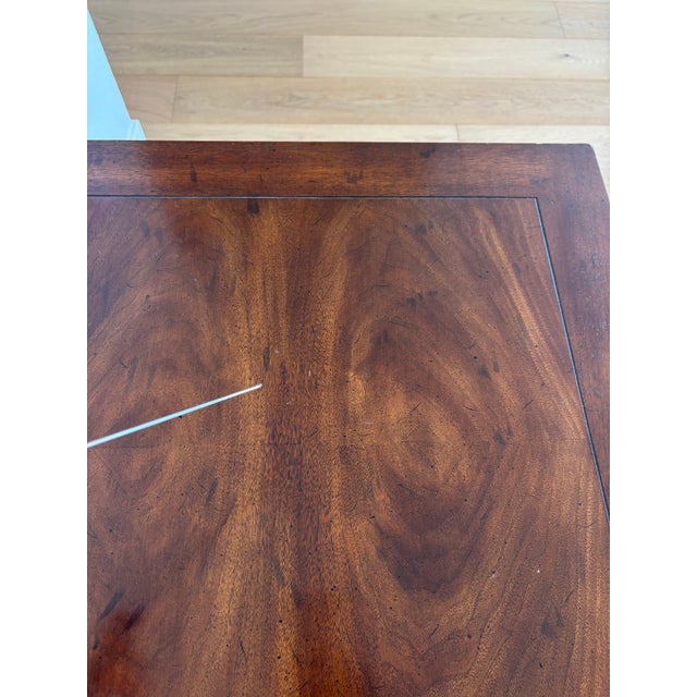 Brown Vintage Henredon Chinoiserie Ming Style Solid Walnut Side Table For Sale - Image 8 of 11
