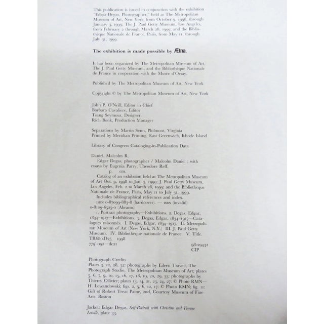 Illustration Edgar Degas, Photographer, Hardcover Book For Sale - Image 3 of 10