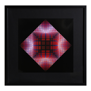 Victor Vasarely, Dell 2, Offset Lithograph
