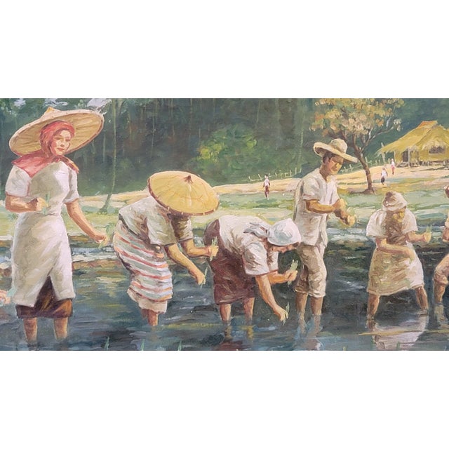 A painting similar to Oscar Navarro and Fernand Armorsolo. This is due to the scene being the same place and the artist...
