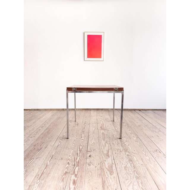 Purple Mid-Century Dining Table in Teak and Chrome by Wilhelm Renz For Sale - Image 8 of 18