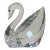 1995 Swarovski Maxi Crystal Faceted Swan Figurine 189254 For Sale