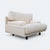 Off-white Italian Postmodern Oversized Lounge Chair in Cream Upholstery, 1970s, Mid-Century For Sale - Image 8 of 15