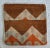 Burnt Orange & Brown Paisley Kantha Cloth Throw Pillow For Sale In Baltimore - Image 6 of 6