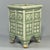 Chinese Chinese Vintage Green Celadon Square Four‑Footed Censer With Relief Decoration For Sale - Image 3 of 6