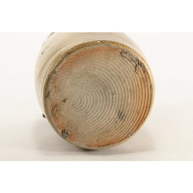 Rare 19th C Blue on Beige Stoneware Anchovies Jar, New England For Sale - Image 17 of 17