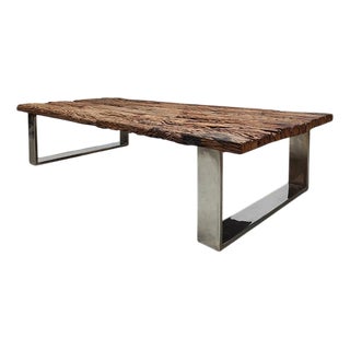 Vintage Wooden Coffee Table, 1970 For Sale